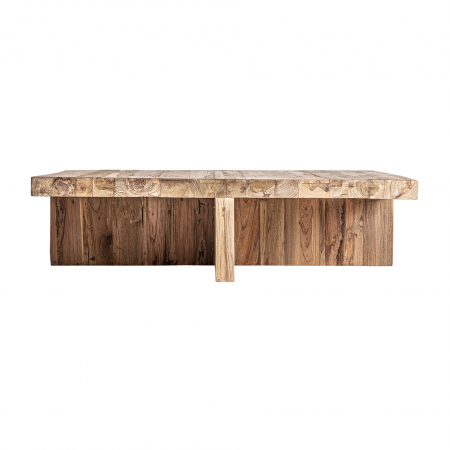 Mobilier Gradina - Masa cafea coloniala lemn tec reciclat|Mese living