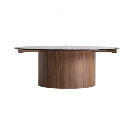 Masute Cafea - Masa cafea Art Deco lemn stratificat sticla|Mese living