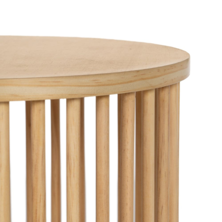 Masă de cafea din MDF și furnir de pin în stil scandinav [3]