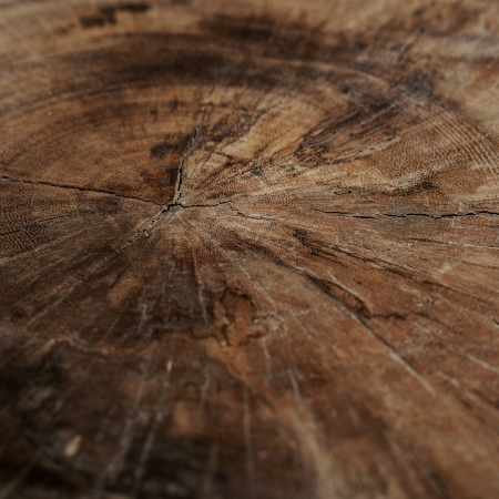 Masă cafea lemn suar, design etnic rotund și textură naturală. [3]