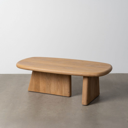 Masă cafea dreptunghiulară lemn mango margini rotunjite [1]