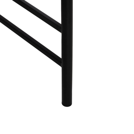 Masă de cafea naturală cu blat din sticlă și ramă din lemn de cauciuc cu design organic modern pentru livinguri luminoase. [7]