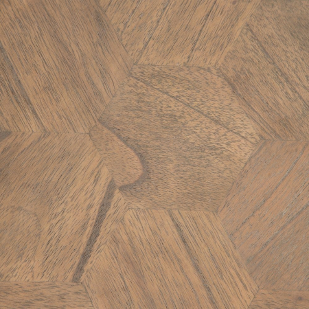 Masă rotundă MDF natur cu cadru metalic circular [6]