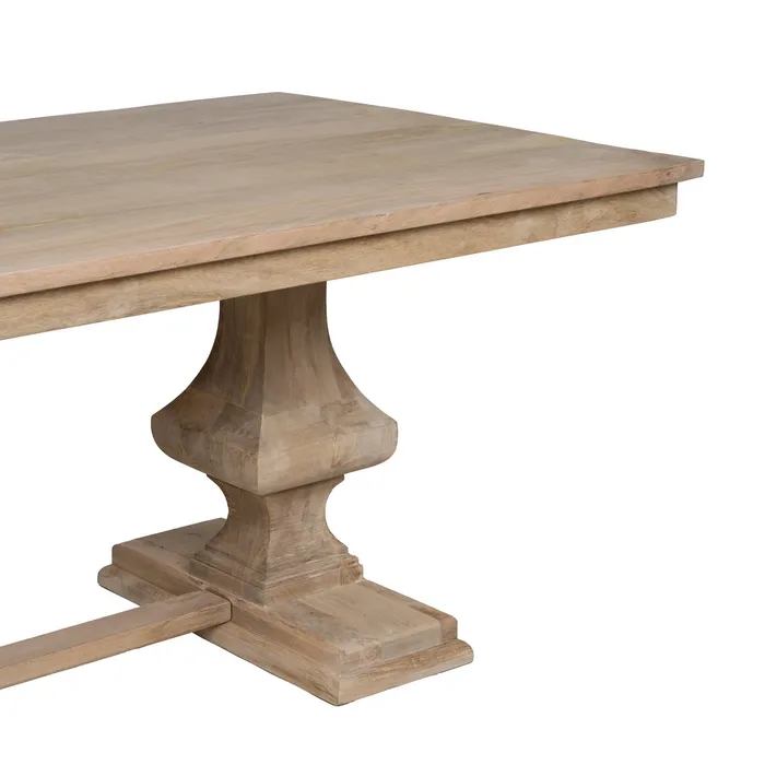 Masa dining lemn mango alb|Mobilier dining elegant [6]