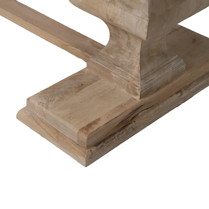 Masa dining lemn mango alb|Mobilier dining elegant [8]