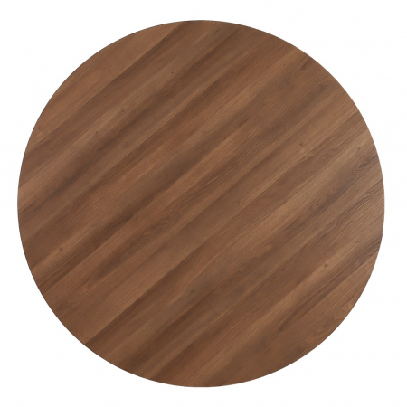 Masa Rotunda Dining CreativDeco - Lemn si Metal pentru Interioare Moderne [7]