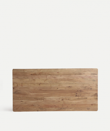 Masa de dining din lemn de acacia maro deschis Breil 180 x 76 cm [3]
