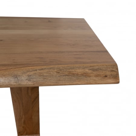 Masa dining salcam 180 cm blat masiv natur [4]