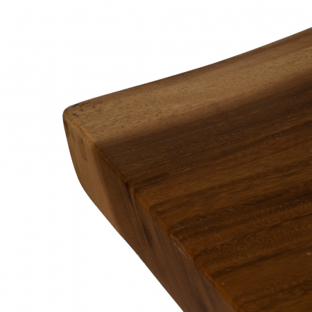 Masa dining lemn suar si metal stil industrial|Mese masive pentru interioare echilibrate [2]