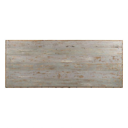 Masă dining lemn reciclat 220 cm – rustic industrial patinat [6]