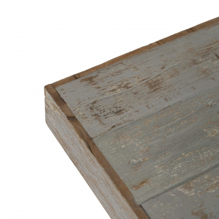 Masă dining lemn reciclat 220 cm – rustic industrial patinat [2]