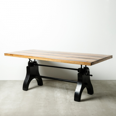 Mese Dining - Masa de dining industriala lemn reciclat
