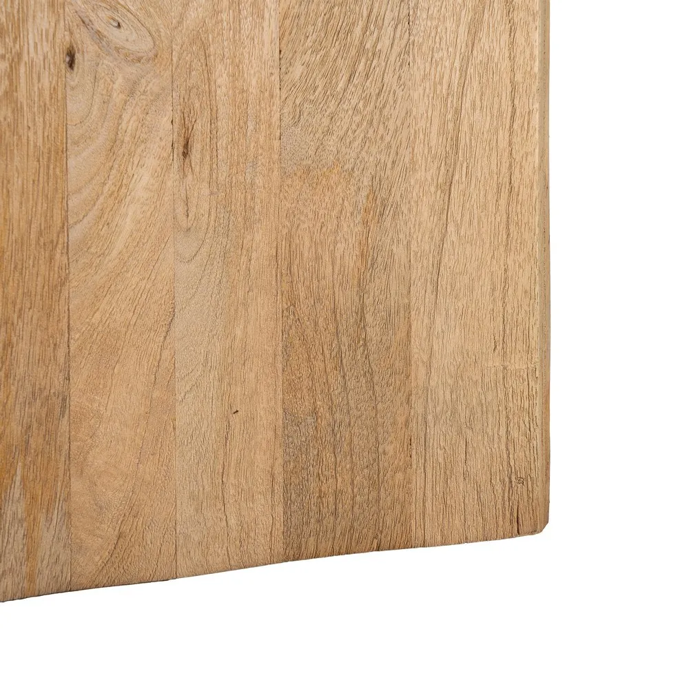 Masa de dining din marmură verde pe bază de lemn de mango – fotografie produs principal [6]