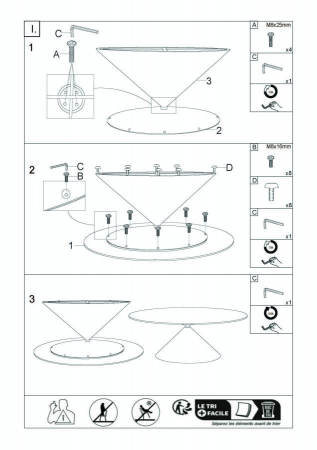Masă de dining din metal negru cu blat oval [10]