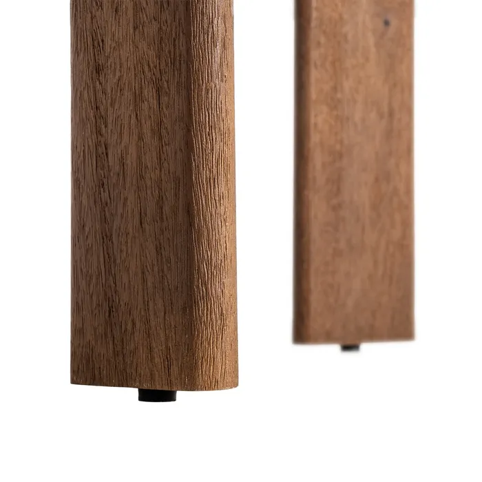 Masă de dining dreptunghiulară maro din lemn de mango design scandinav [8]
