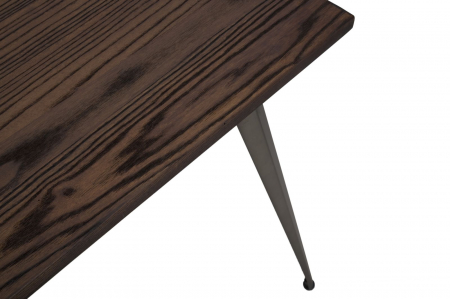 Masa dining industriala vintage lemn si metal CreativDeco [3]