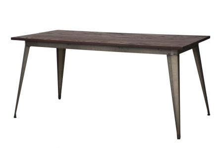 Masa dining industriala vintage lemn si metal CreativDeco [2]