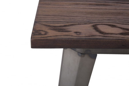 Masa dining industriala vintage lemn si metal CreativDeco [5]