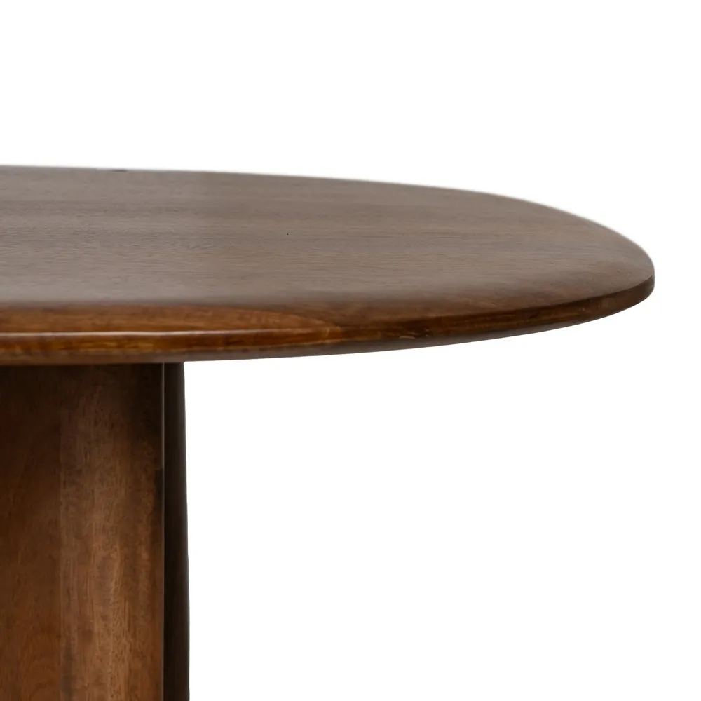 Masa de dining ovala din lemn masiv | Mese de sufragerie [3]