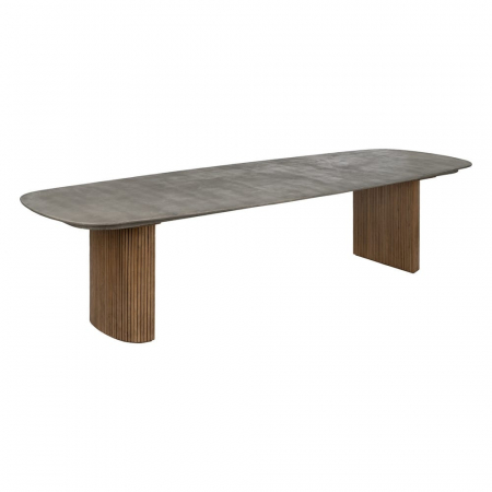 Masă dining microciment gri 300 cm – stil japandi statement [1]