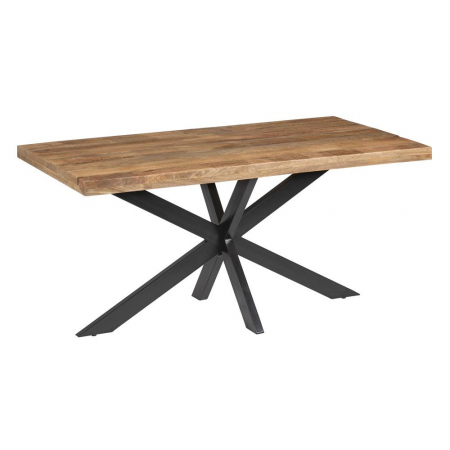 Masă dining mango 160 cm cu picioare metalice spider [2]