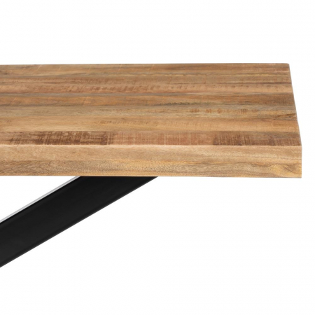 Masă dining mango 160 cm cu picioare metalice spider [4]