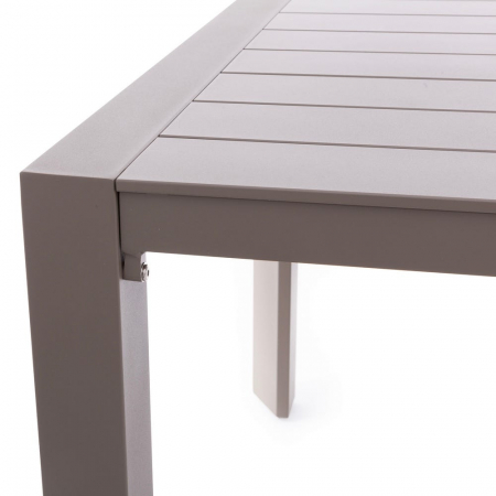 Masă IO 280 silt – aluminiu vopsit, lamele, vedere laterală [4]