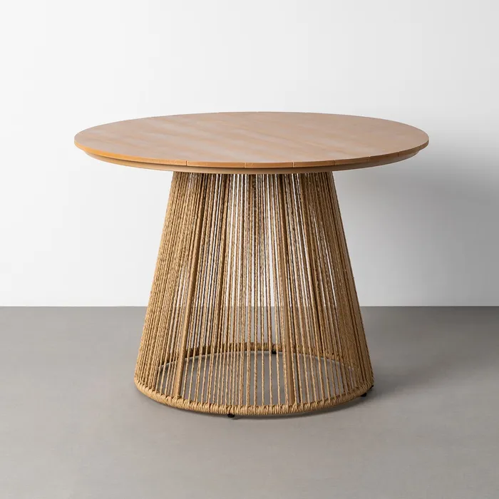 Mobilier - Masă dining rotundă exterior polywood