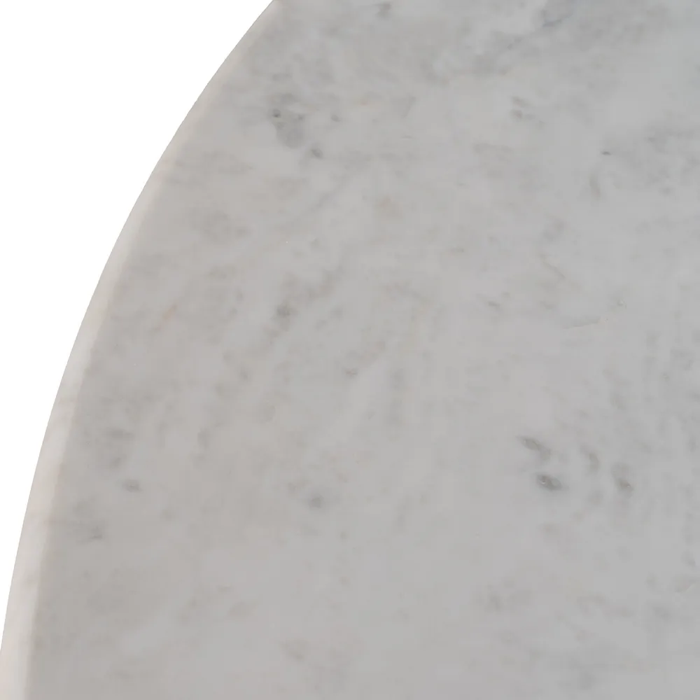 Masa Dining rotunda, marmura lemn de mango - creativdeco.ro [7]