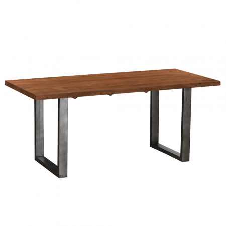 Mese Dining - Masă dining Puzzle lemn masiv acacia și metal