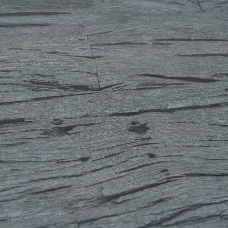 Masă dining lemn negru și sticlă cu structură din oțel inox [5]