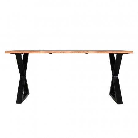 Masă dining Mingle Table lemn masiv și picioare metalice [3]