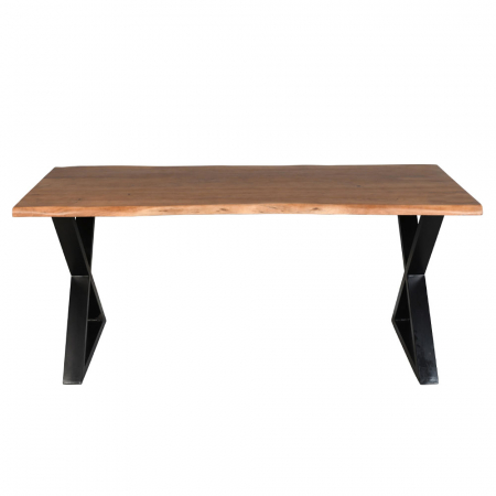 Masă dining Mingle Table lemn masiv și picioare metalice [2]