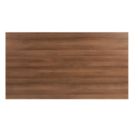 Masă 160 cm MDF natur cu structură metalică albă în stea [7]