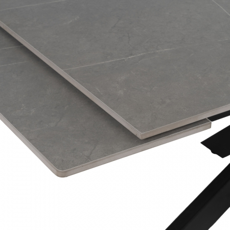 Masa Dining Extensibila Metal Negru CreativDeco - Blat Ceramica Elegant [5]