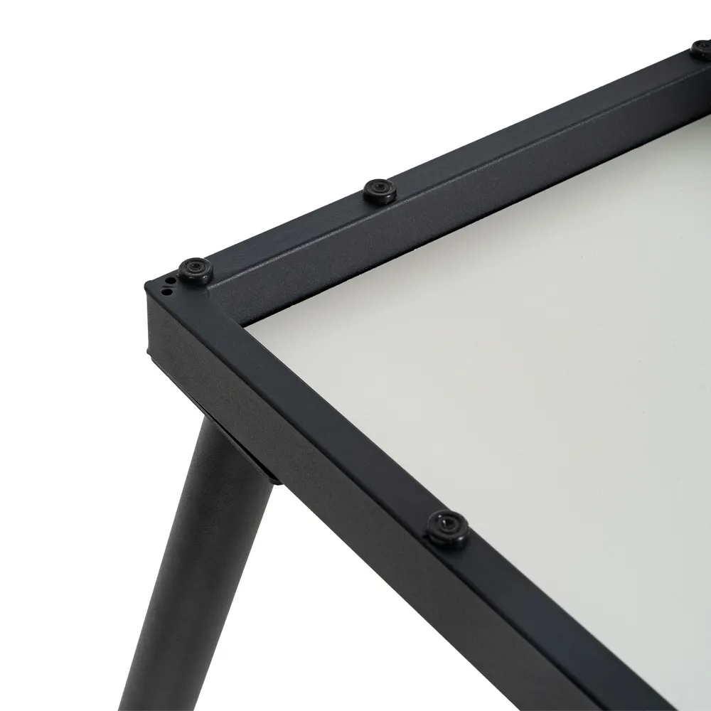 Masa Extensibila Gri, Metal Negru - CreativDeco.ro [9]