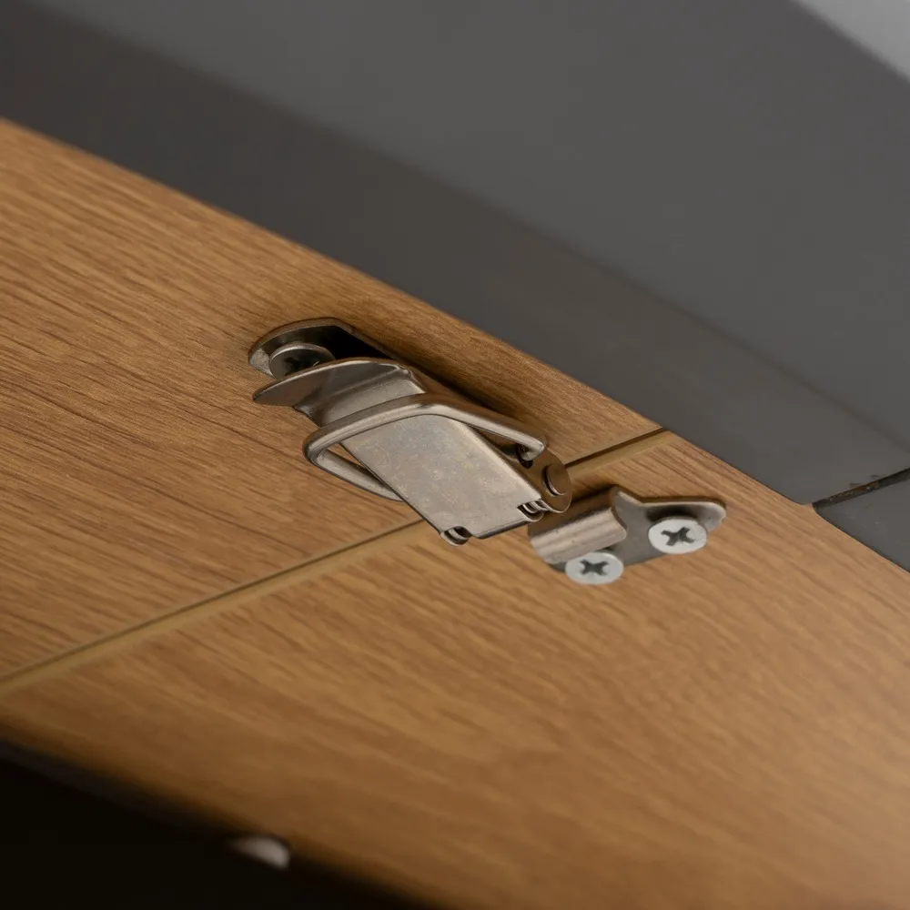 Masa extensibila MDF finisaj stejar|Mese extensibile pentru interioare moderne [12]