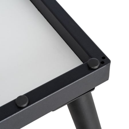 Masă extensibilă rotativă din metal și lemn [8]