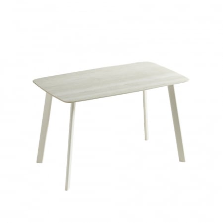 Mese Dining - Masă dining ceramică bej Join Me Table cu picioare crem