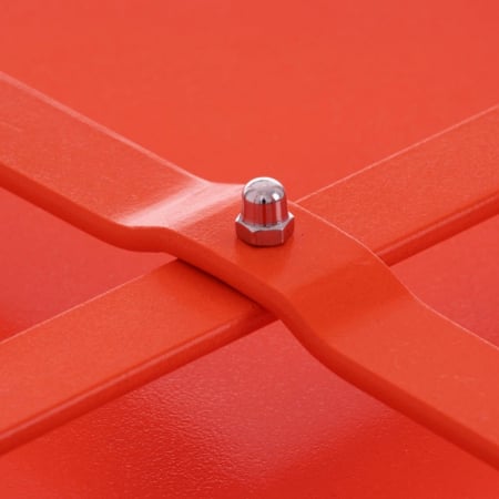 masă MARZIA Ø70 – paprika, oțel exterior rotundă vibrantă [2]