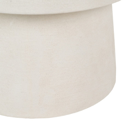 Masă laterală albă cu design cilindric modern Wilma [6]