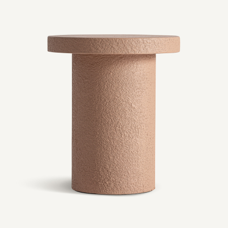 Mese - Masă laterală din beton teracotă pentru exterior și HoReCa Banfe