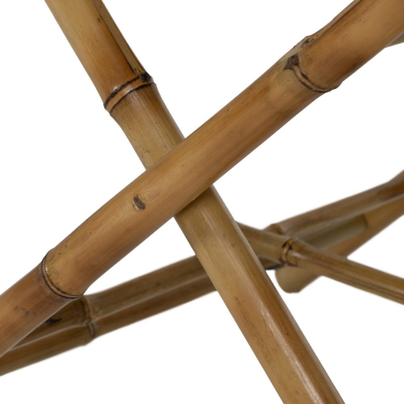 Masa laterală pliabilă din bambus cu blat tip tavă natur [6]