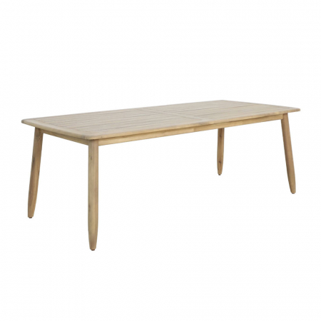 Mobilier - Masă Corda din lemn natural de acacia – vedere ambientală în grădină