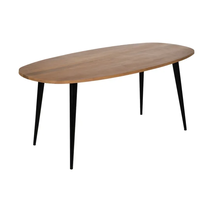 Masa ovala eleganta mango | Mese dining calitate premium [2]