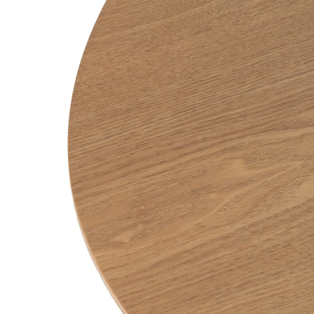 Masa ovala MDF finisaj lemn|Mese ovale de dining pentru interioare elegante [6]