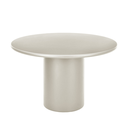 Mese - Masă rotundă de dining din MDF vopsit crem