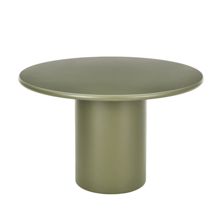 Mese - Masă rotundă de dining din MDF vopsit verde olive