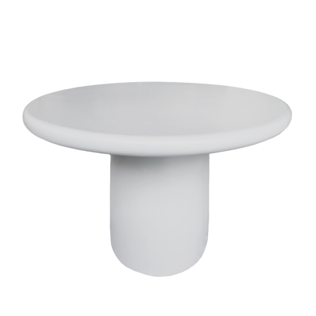 Stil de design - Masă rotundă de dining din MgO gri