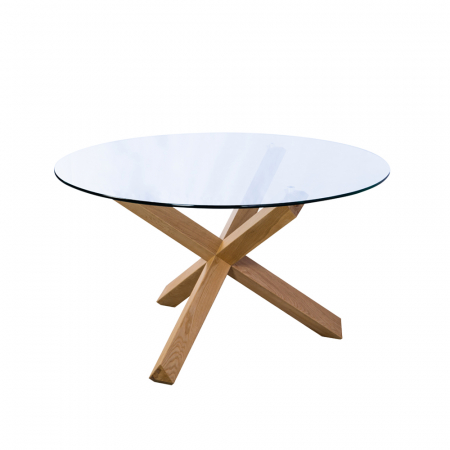 Scaune in Stil Contemporan - Masa transparenta stejar Glass - design elegant